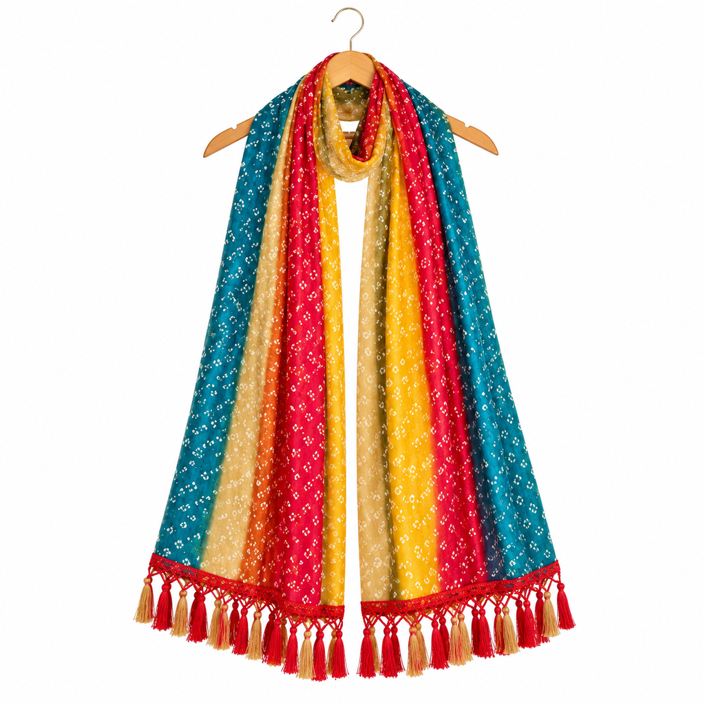 Colourful dupatta for Navratri