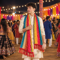 Colourful dupatta for Navratri